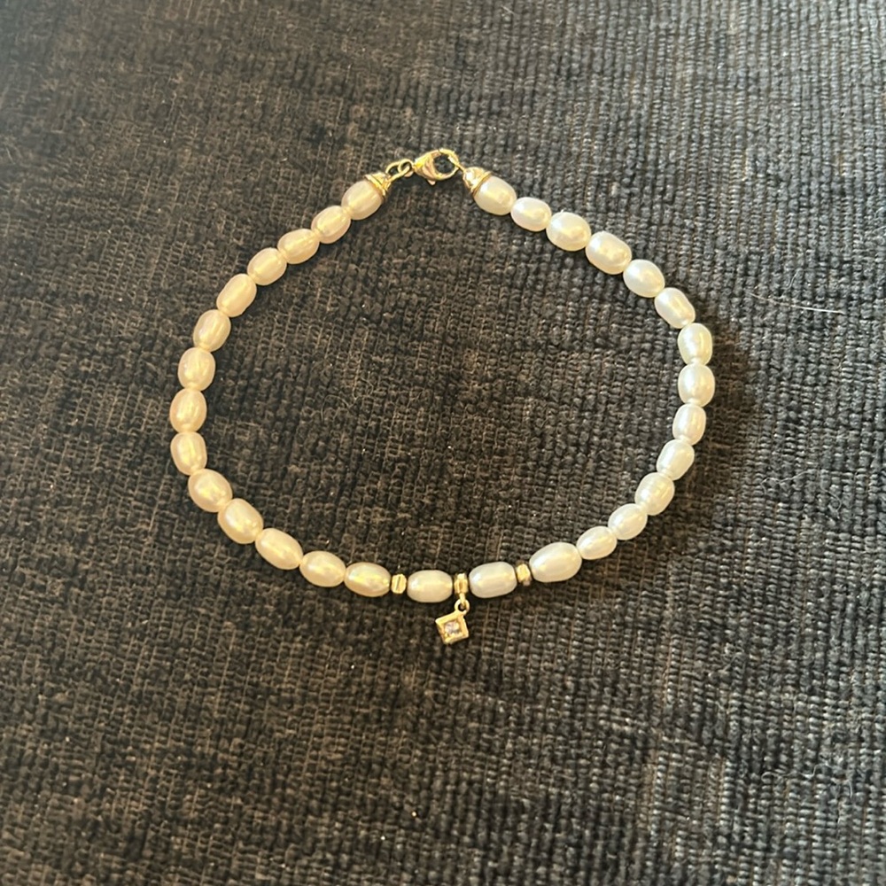 Michelle Pearl & Gold Bracelet